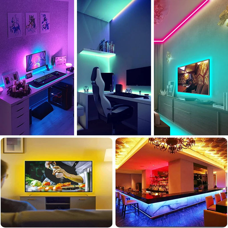 Led Strip Lights with 24/44 Key Remote Control